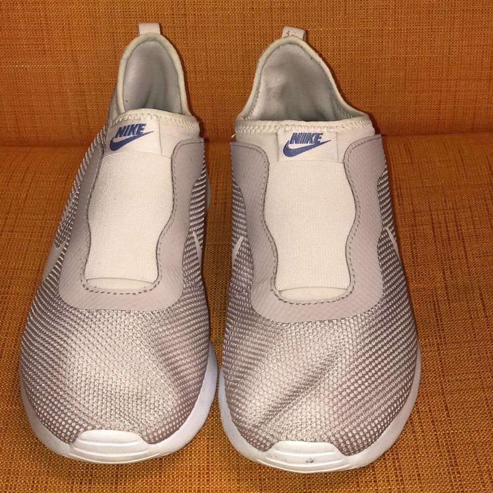 Nike Slip-on rose gold tennis shoes